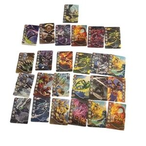 Bakugan Battle Brawlers Trading Card Lot 20 Assorted Monsters & Dragons
